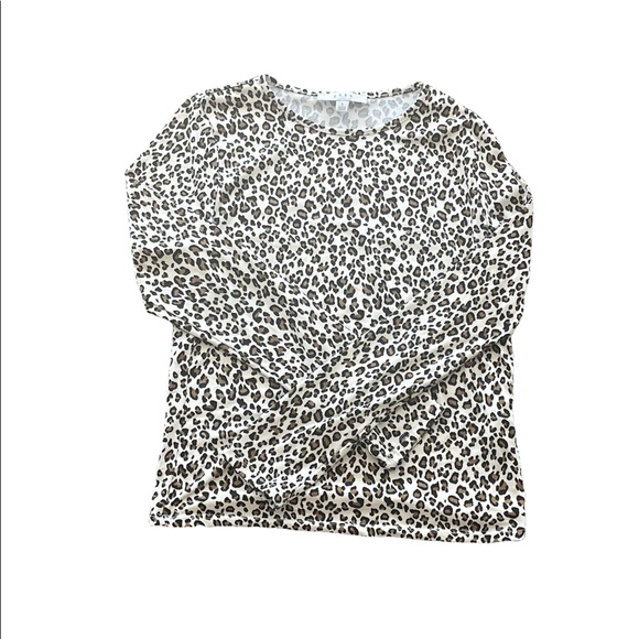 Gaze women's leopard print long sleeved top - Picture 4 of 5